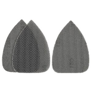 Hoja de lija de malla autoadherente para mouse, grano 120, 3 uds