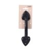 Tirador puerta 210mm forja negro