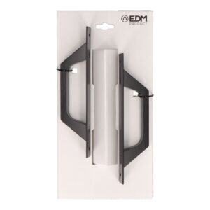 Asas placa recta 6804 aluminio negro
