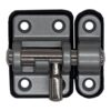 Pasador reforzado base plástica 20 mm cromo mate