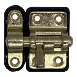 Pasador reforzado base plástica 25 mm dorado