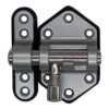 Pasador reforzado base plástica 30 mm cromo mate