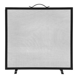 Pantalla chimenea color negro 60 x 0,5 x 60 cm