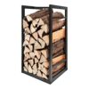 Soporte para leña 33 x 33 x 68 cm