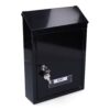 Buzon de acero modelo standard negro 210 x 60 x 300 mm