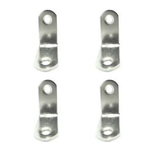 Ángulo refuerzo an24, acero inoxidable, 30 x 30 x 16 mm. 4 unidades
