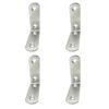 Ángulo refuerzo an24, acero inoxidable, 60 x 60 x 19 mm. 4 unidades