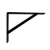 Escuadra reforzada plm04 negro 250 x 200 mm
