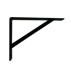 Escuadra reforzada plm04 negro 250 x 200 mm