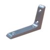 Escuadra aluminio plm07 gris 150 x 100 mm