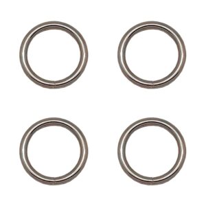 Anilla soldada ap14, 4 x 25 mm, zincada, blister 4 uds