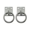 Placa amarre con anilla ap13, 6 mm, inoxidable, blister 2 uds