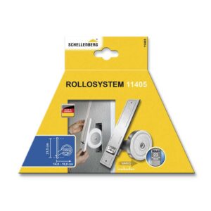 Recogedor empotrable para persiana 50 x 244 x 140 mm (distancia taladro 215 mm)