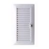 Rejilla empotrar regulable 13.3x26cm + marco abs blanco (g)