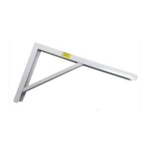 Escuadra de acero blanco robusto 20 x 30 cm edm