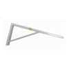Escuadra de acero blanco robusto 18 x 40 cm edm