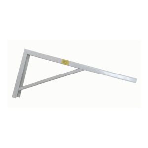 Escuadra de acero blanco robusto 18 x 40 cm edm