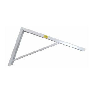 Escuadra de acero blanco robusto 30 x 50 cm edm