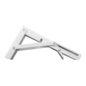 Escuadra de acero plegable abat-plan blanco 11 x 20 cm