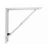 Escuadra de acero plegable abat-plan blanco 40 x 40 cm