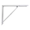 Escuadra de acero plegable abat-plan blanco 40 x 52 cm