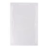 Tapa de registro rectangular empotrable abs 25x40cm blanca