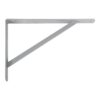 Escuadra de acero gris metal (s) 9806 250 x 200 mm