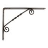 Escuadra de acero negro (s) 8839 250 x 200 mm