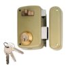 Cerradura sobreponer con cilindro 5056a entrada 60mm. mano derecha 95056ahe60d lince