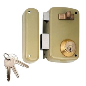Cerradura sobreponer con cilindro 5056a entrada 60mm. mano izquierda 95056ahe60i lince