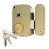 Cerradura sobreponer con cilindro 5056b entrada 60mm. mano derecha 95056bhe60d lince