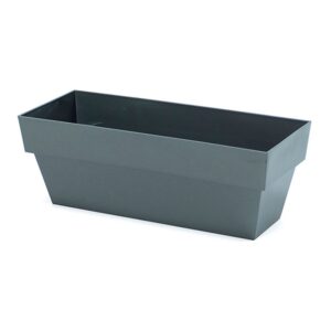 Jardinera limited 12x30cm antracita plastiken