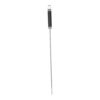 Conjunto de 4 brochetas de acero inoxidable 46,5 cm para barbacoa