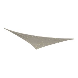 Toldo de ocultación con led solar color gris para exterior 3 x 3 x 3 m