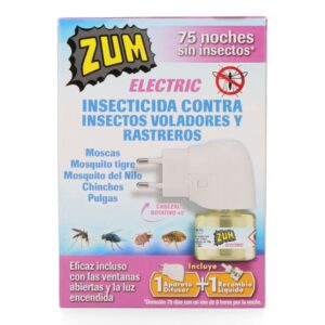 Aparato difusor líquido insecticida voladores y rastreros + recambio