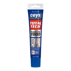 Adhesivo sellador total tech blanco tubo 125 ml