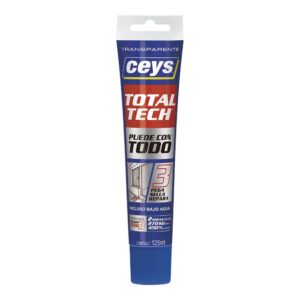 Adhesivo sellador total tech transparente tubo 125 ml