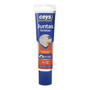 Masilla acrílica para juntas grietas interior blanco tubo 125 ml