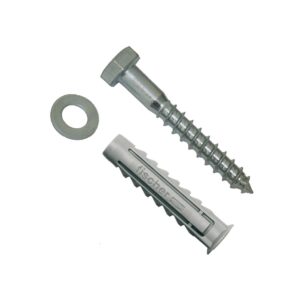 Tacos wl ø7 x 60 mm + tornillos ø7 x 65 mm, blister 4 uds