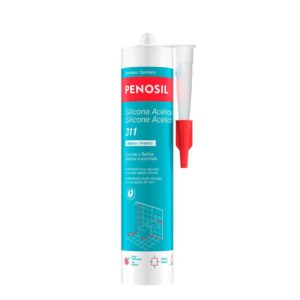 Silicona acética cocinas y baños 311 blanca 280 ml