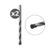 Broca percusión e, 2 uds, ø4,00 x 75 mm