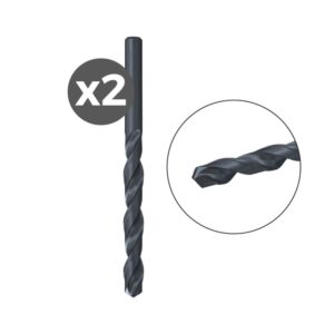 Broca para metal hss-r din 338, 2 uds, ø2,00 x 24/49 mm