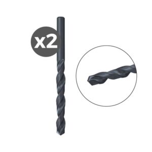 Broca para metal hss-r din 338, 2 uds, ø2,50 x 30/57 mm