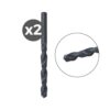 Broca para metal hss-r din 338, 2 uds, ø3,50 x 39/70 mm