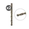 Broca para metal hss-co, 2 uds, ø3,00 x 33/61 mm