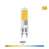 Bombilla g9 led 5 w 575 lm 4000 k luz día cristal