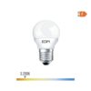 Bombilla esferica led e27 7 w 600 lm 3200 k luz calida ø4,5 x 8 cm