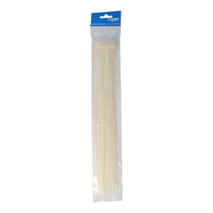 Bridas natural 4,8 x 380 mm nylon alta calidad (bolsa 25 unid.)