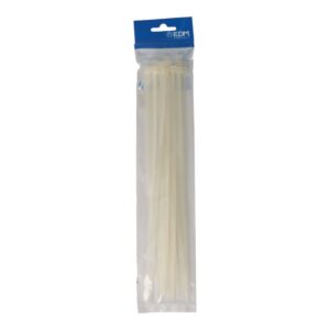 Bridas natural 4,8 x 300 mm nylon alta calidad (bolsa 25 unid.)