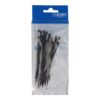 Bridas negras 2,5 x 100 mm nylon alta calidad (bolsa 25 unid.)